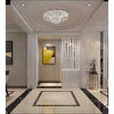 Varo 5 Light Crystal Flush Light - Chrome