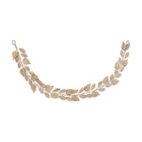 Charita Christmas Leaf Garland - Antique Brass