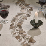 Charita Christmas Leaf Garland - Antique Brass