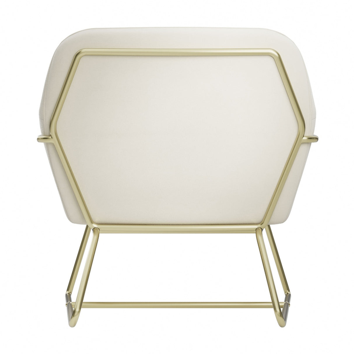 Charles Accent Chair - Cream with Gold
