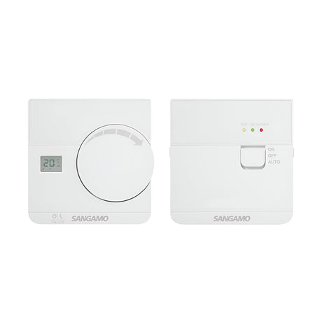 Choice Plus Room Thermostat Digital Wireless - White