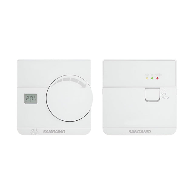 Choice Plus Room Thermostat Digital Wireless - White