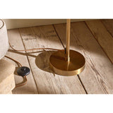 Chapda Task Floor Lamp - Antiqued Brass