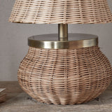 Cija Woven Rattan Table Lamp - Natural