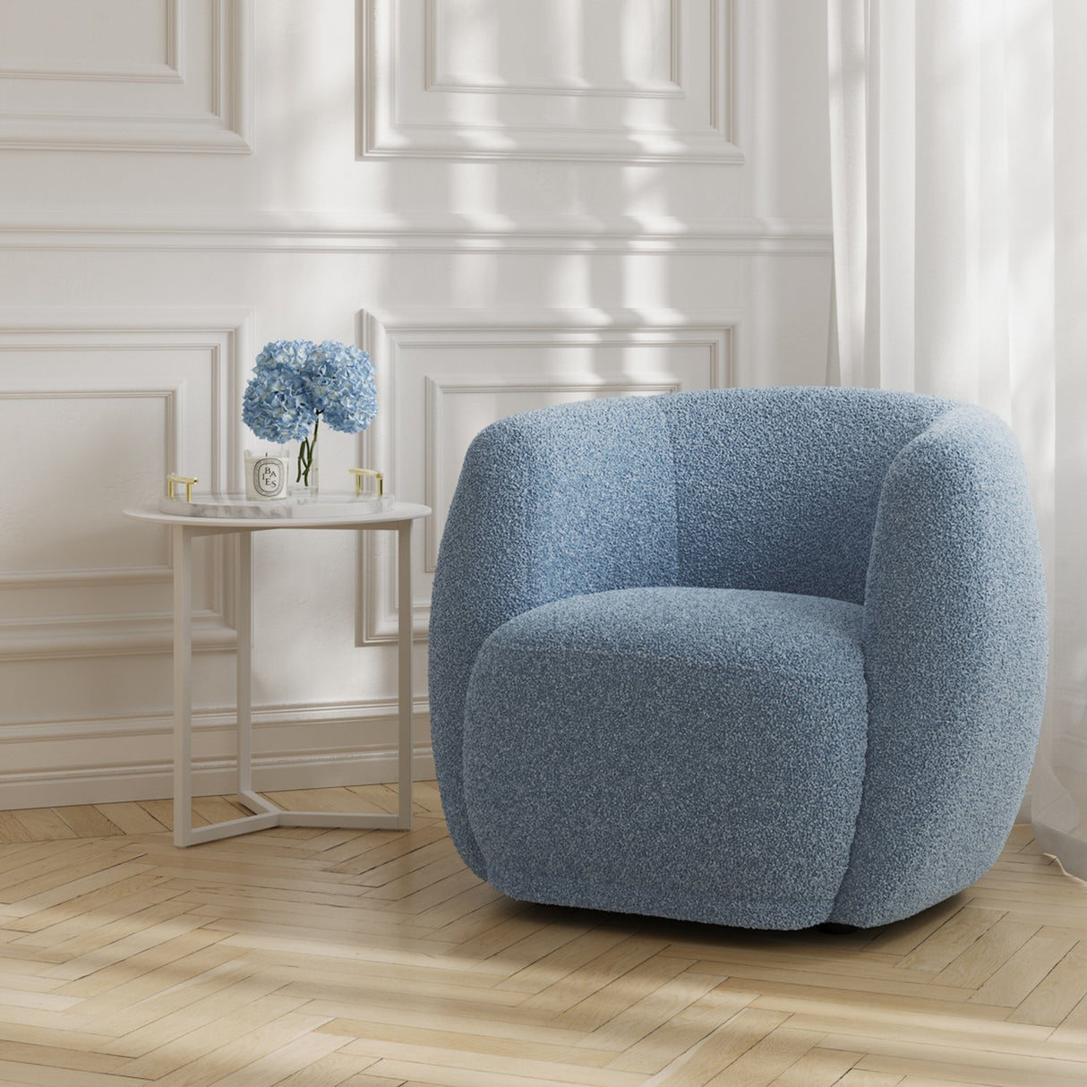 Clay Accent Chair - Bluebell