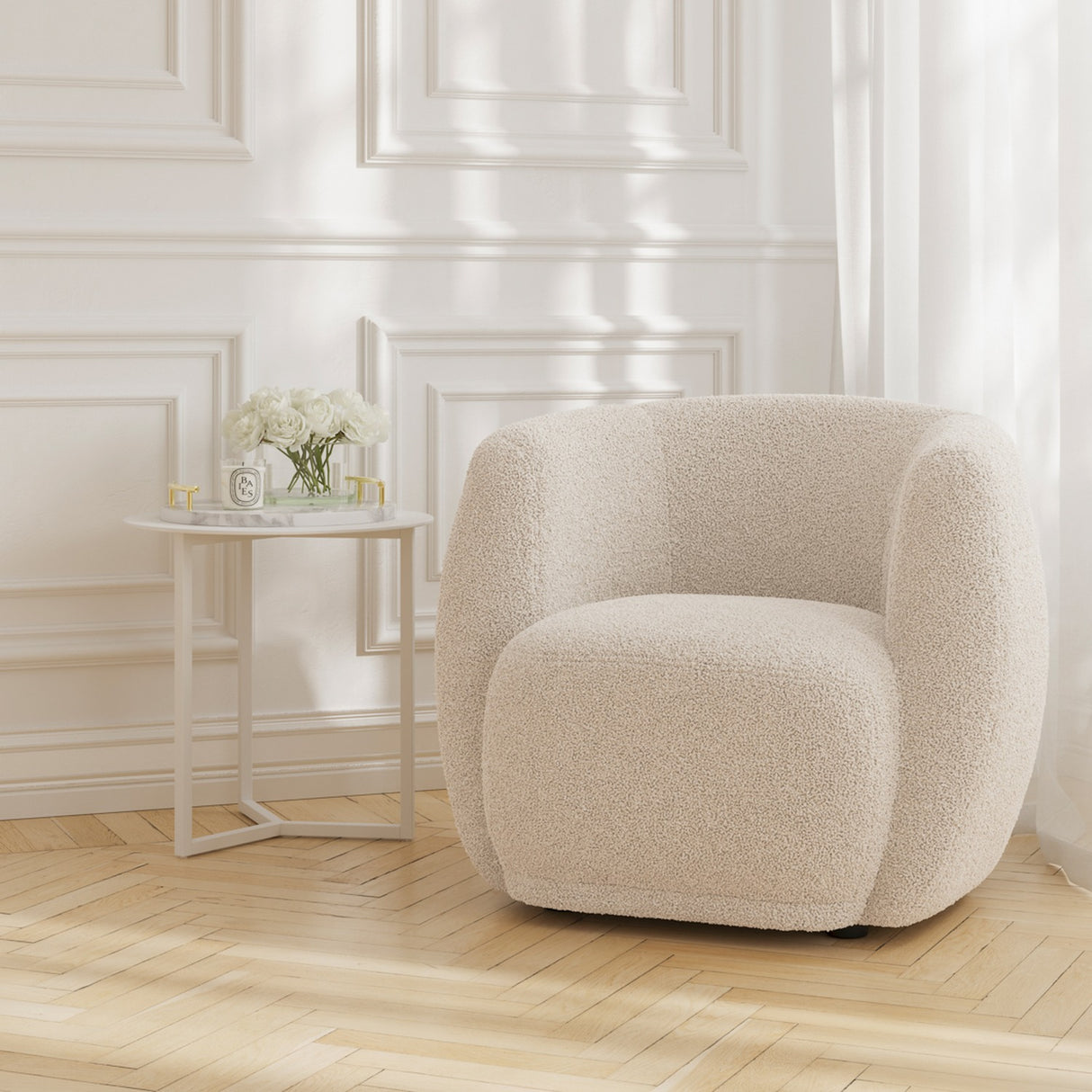 Clay Accent Chair – Cotton