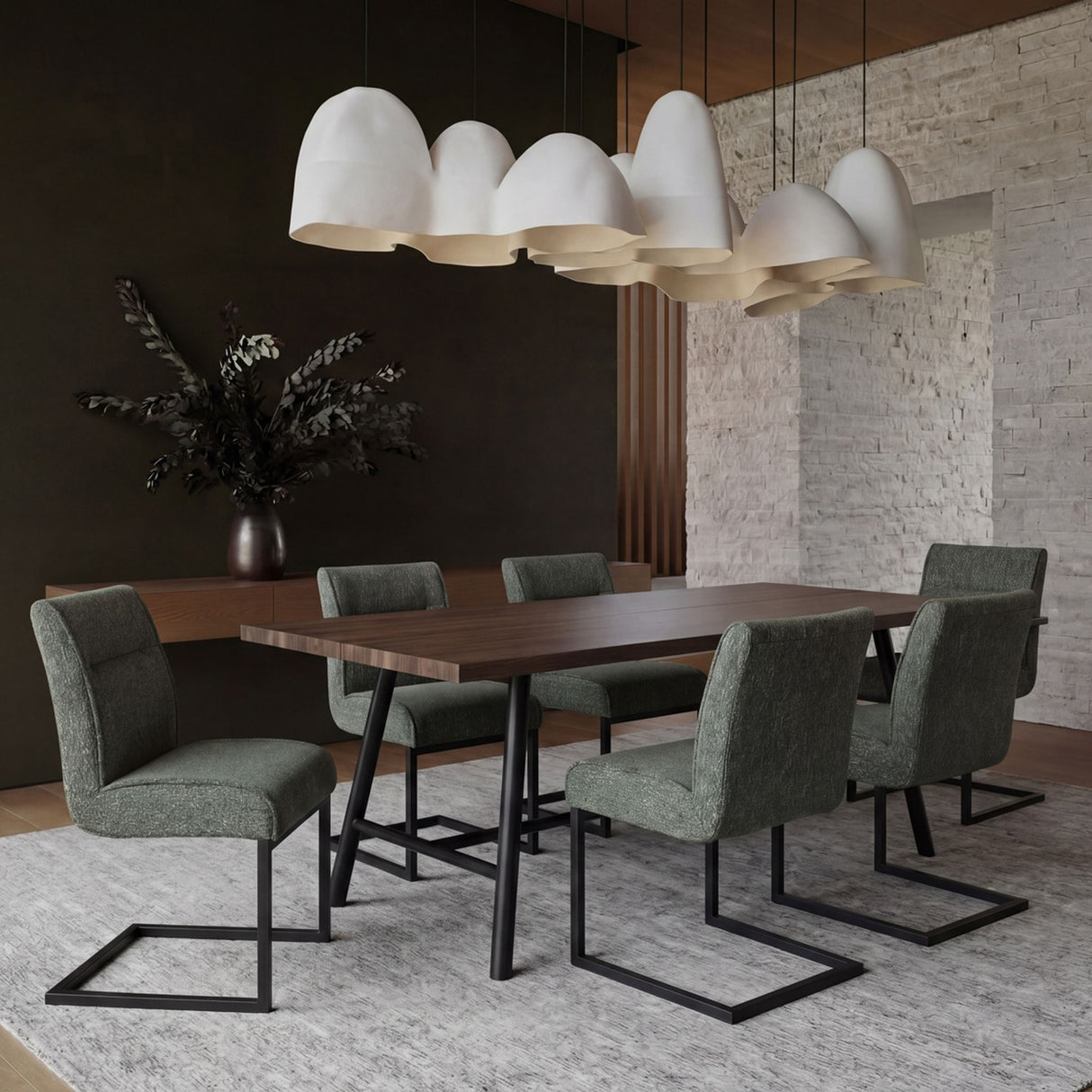 Cleaver Dining Chair – Desert Sage & Black