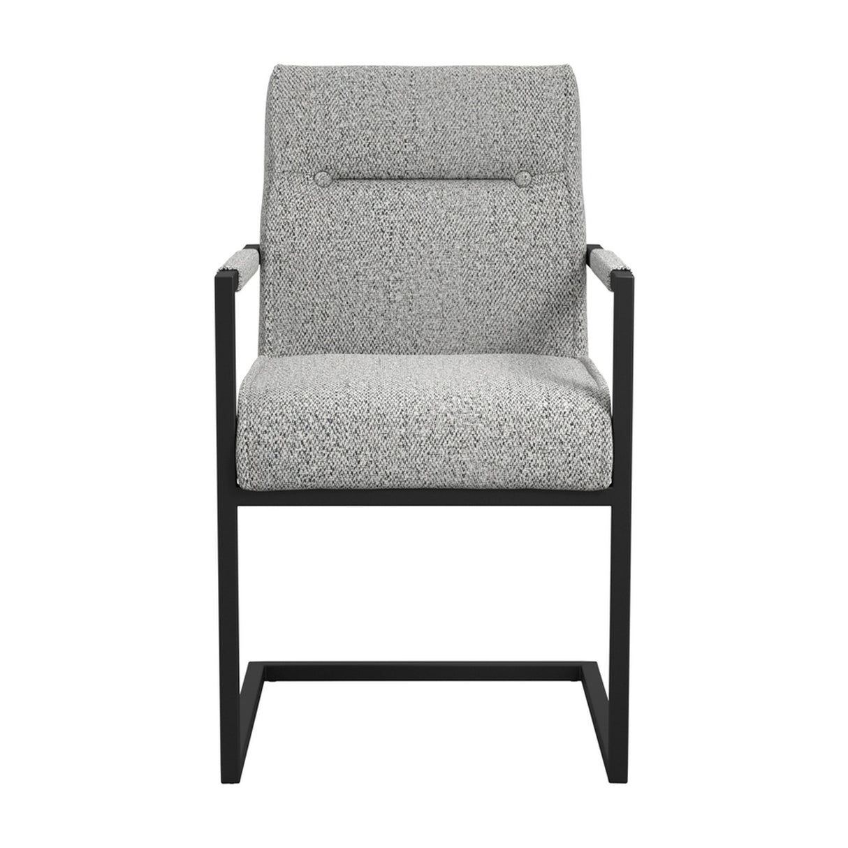 Cleaver Arms Dining Chair - Smoked Pearl / Black