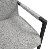 Cleaver Arms Dining Chair - Smoked Pearl / Black