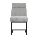 Cleaver Dining Chair – Smoked Pearl with Black