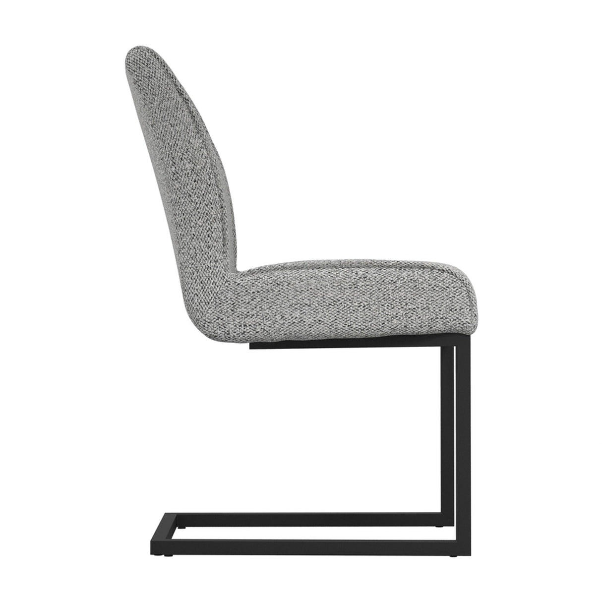 Cleaver Dining Chair – Smoked Pearl with Black