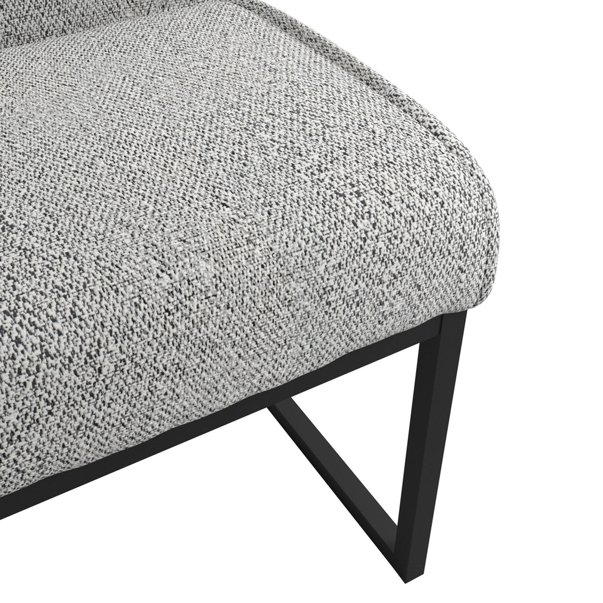 Cleaver Dining Chair – Smoked Pearl with Black