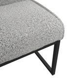 Cleaver Dining Chair – Smoked Pearl with Black