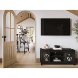 Clover TV Unit - Black with Clear