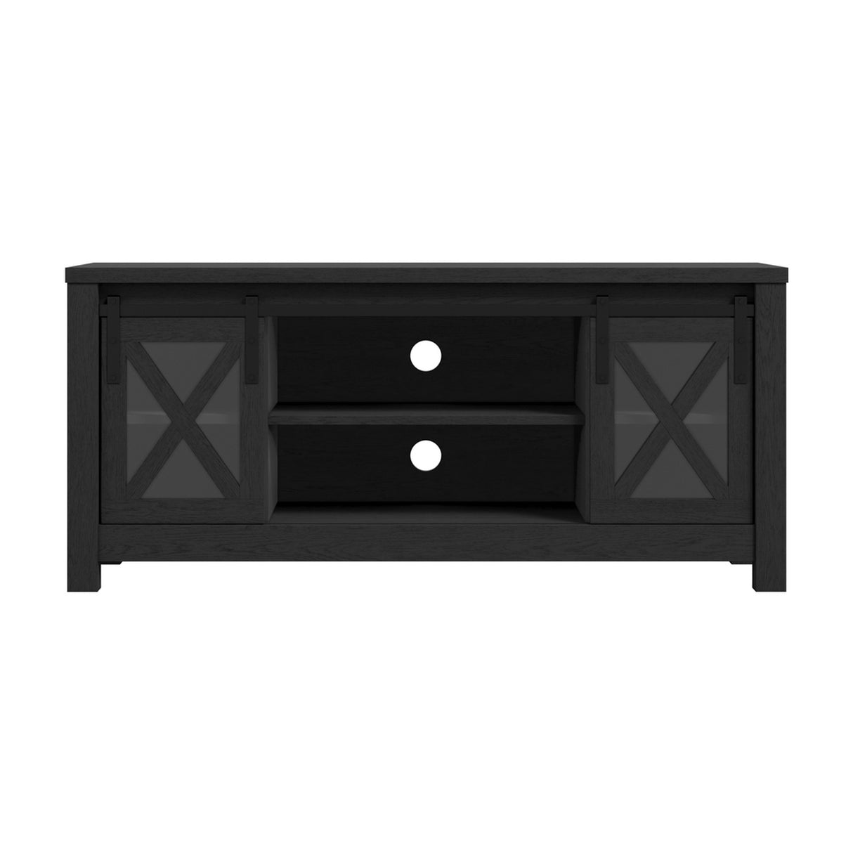 Clover TV Unit - Black with Clear