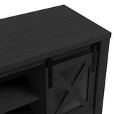 Clover TV Unit - Black with Clear