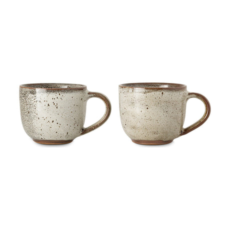 Cam Reactive Glaze Coffee Mug - Mocha - Set of 2
