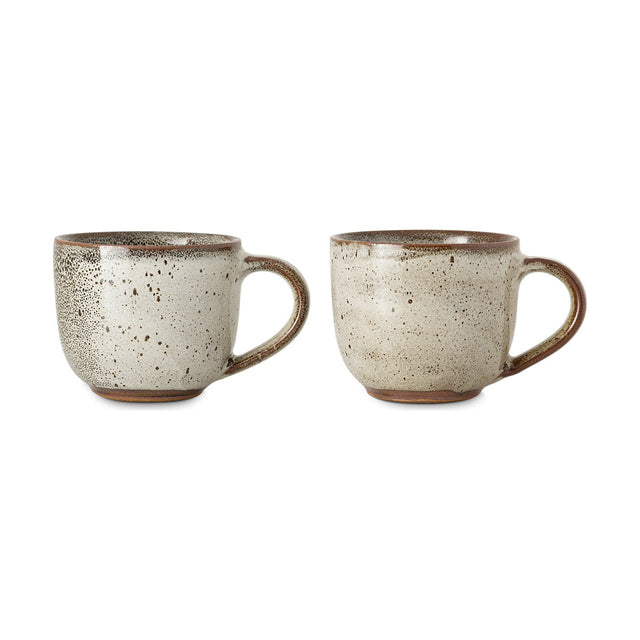 Cam Reactive Glaze Coffee Mug - Mocha - Set of 2
