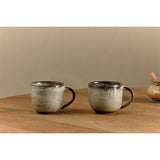 Cam Reactive Glaze Coffee Mug - Mocha - Set of 2