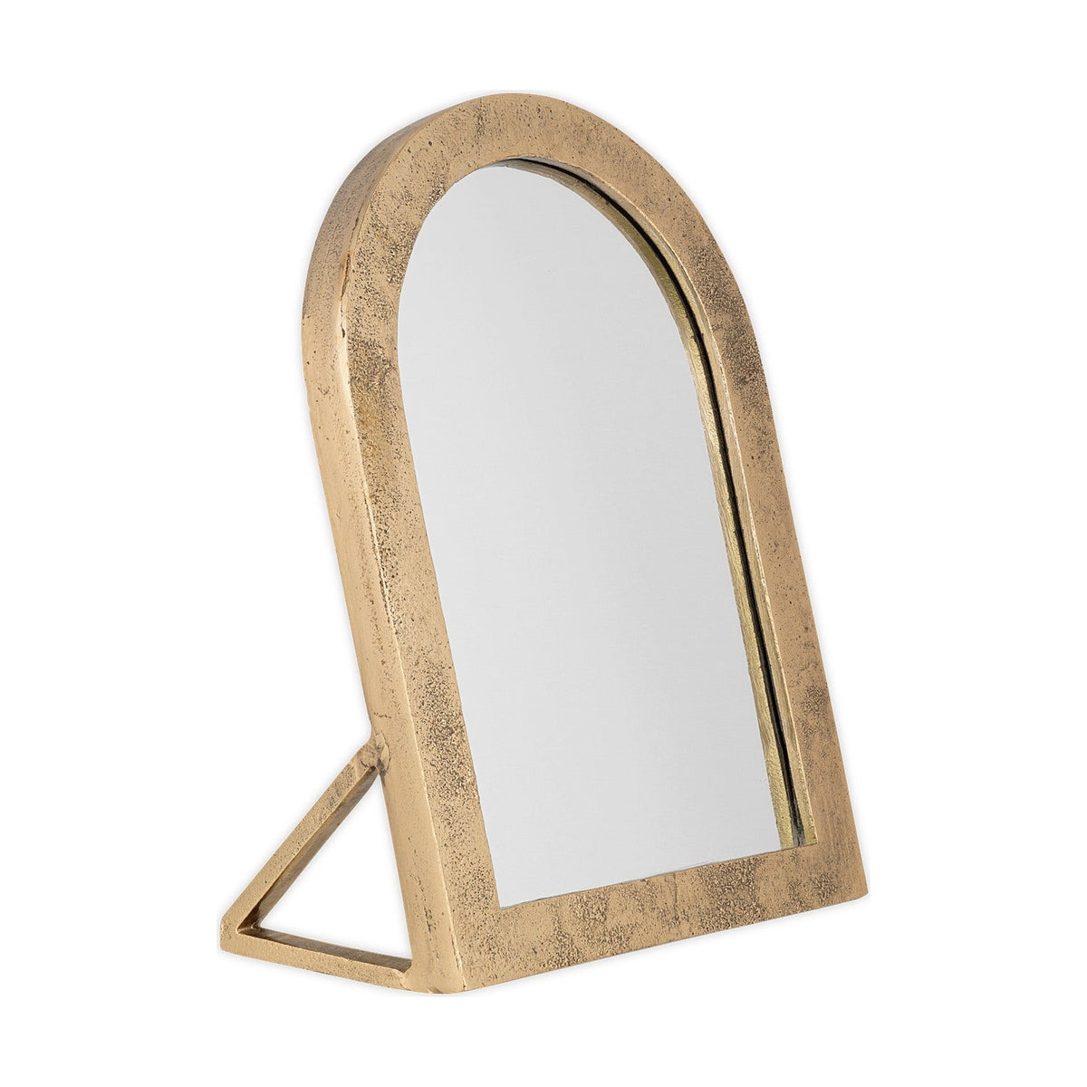 Cayce Cast Aluminium Vanity Mirror - Antique Brass