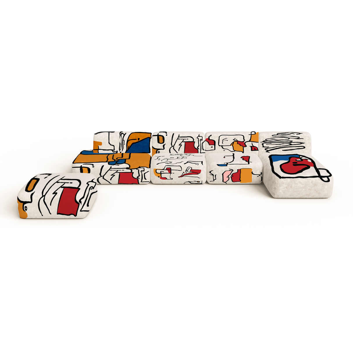 Code Blockstory 9 Seater Modular Sofa