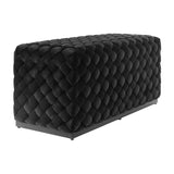 Colline Large Footstool - Black