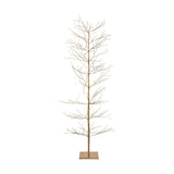 Prevessa Extra Large Wire Christmas Tree - Brass