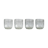 Chandani Short Recycled Glass Tumblers - Clear - Set of 4