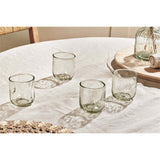 Chandani Short Recycled Glass Tumblers - Clear - Set of 4