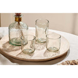 Chandani Short Recycled Glass Tumblers - Clear - Set of 4