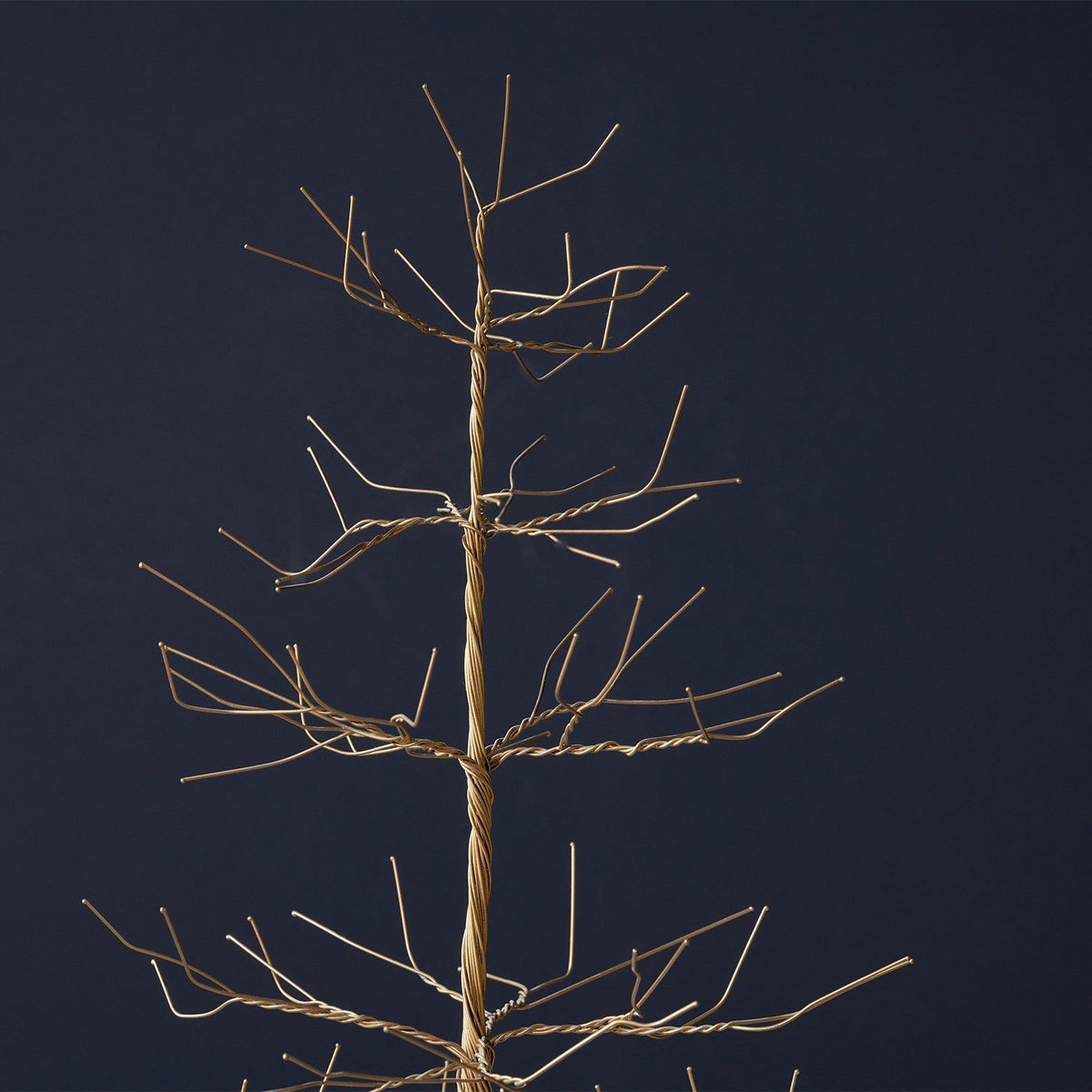 Charida Large Wire Christmas Tree - Brass