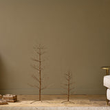 Charida Large Wire Christmas Tree - Brass