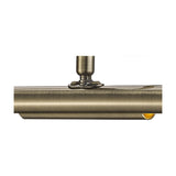 Abacus 2 Light G9 Wall Light - Antique Brass