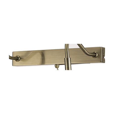 Abacus 4 Light G9 Wall Light - Antique Brass