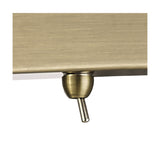 Abacus 4 Light G9 Wall Light - Antique Brass