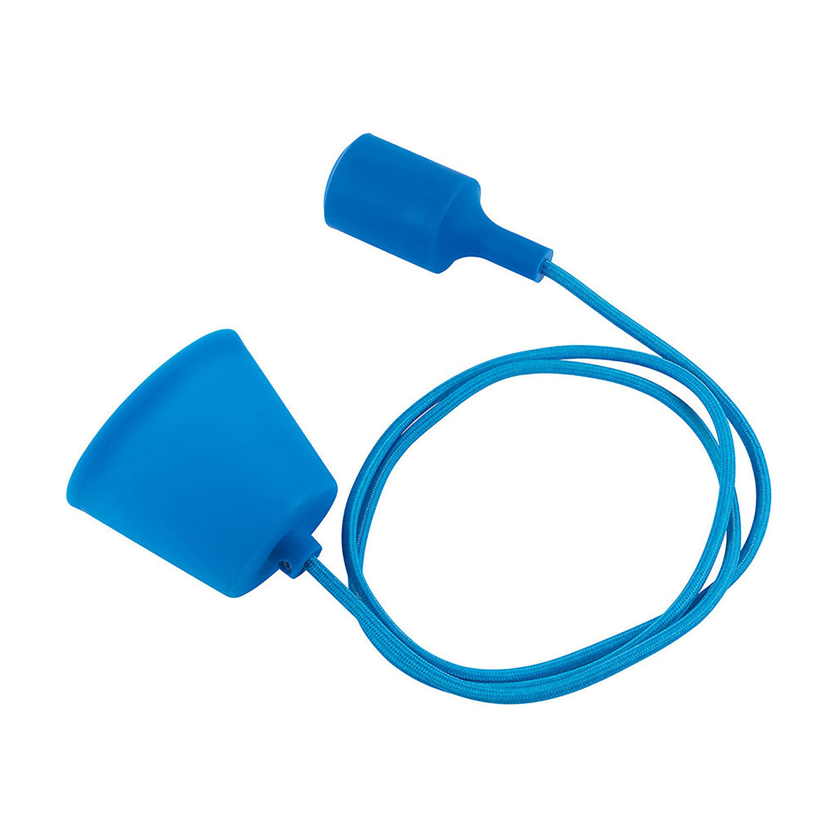 Dreifa Single E27 Lampholder 90mm Dia 1.5m Drop - Blue
