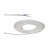 Cavo Braided Copper Cable 2 Core 0.75mm - White