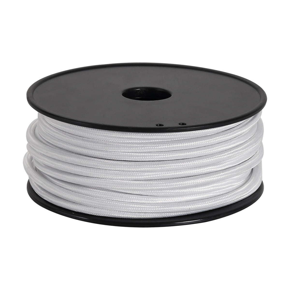 Cavo Braided Copper Cable 2 Core 0.75mm - White