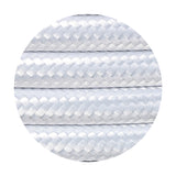 Cavo Braided Copper Cable 2 Core 0.75mm - White