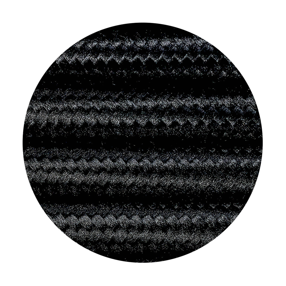 Cavo Braided Copper Cable 2 Core 0.75mm - Black