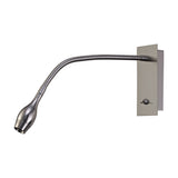 Winslow Oval Wall Light 3W 3000K 62mm - Satin Nickel