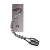 Winslow Oval Wall Light 3W 3000K 62mm - Satin Nickel