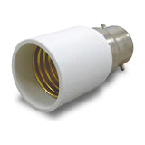 Elements E27 Copper Socket Converter 33mm Dia 64mm High - White