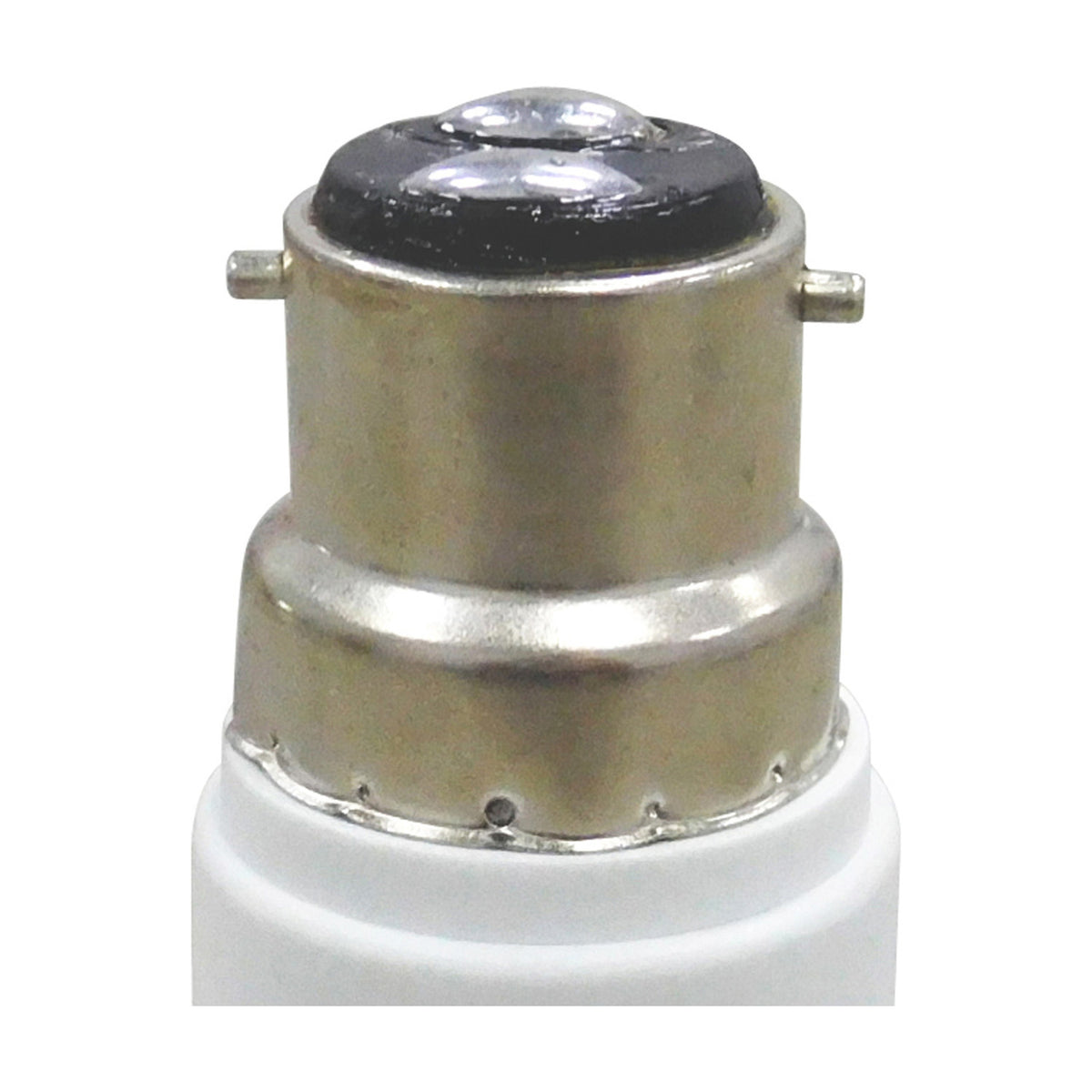 Elements E27 Copper Socket Converter 33mm Dia 64mm High - White