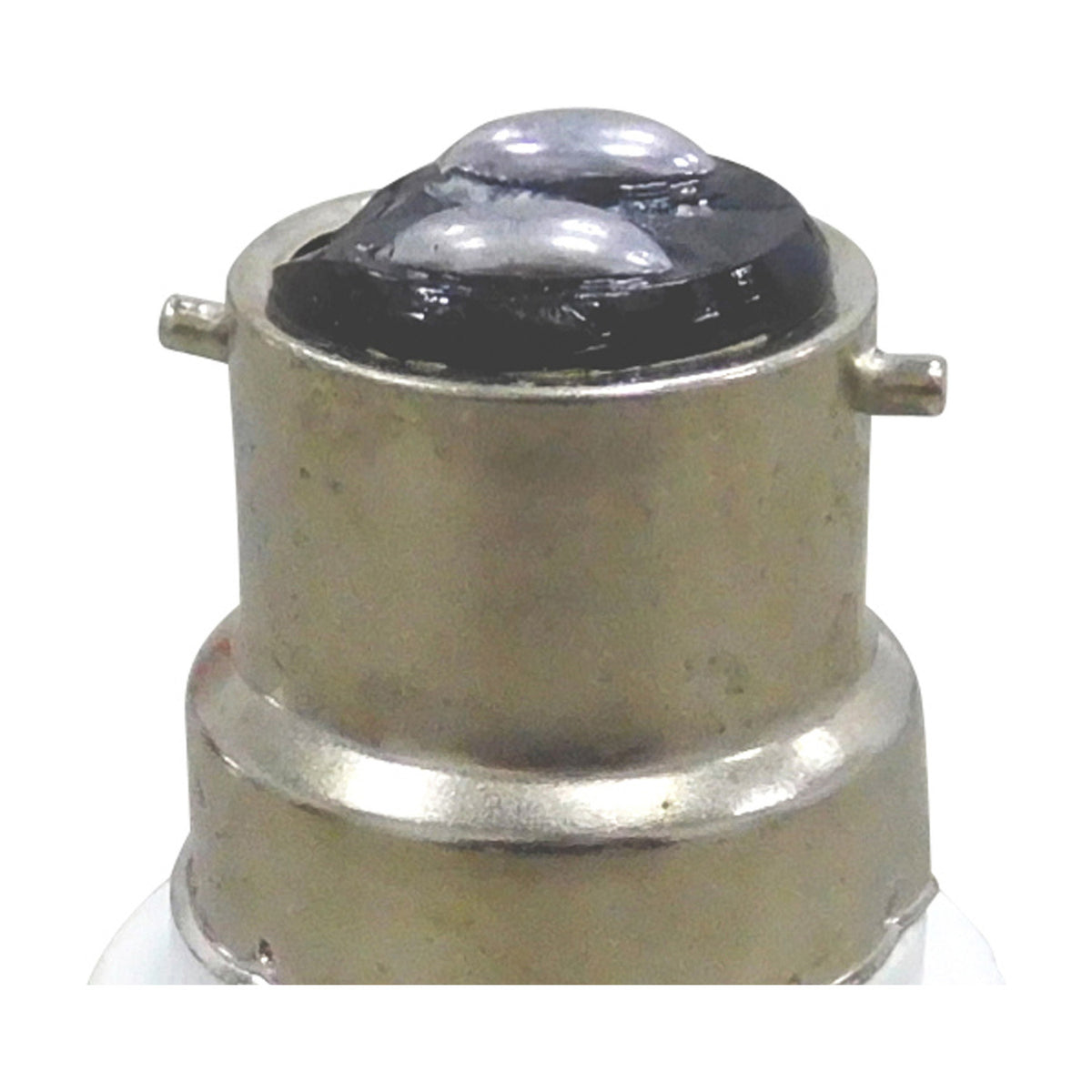 Elements GU10 Copper Socket Converter 35mm Dia 50mm High - White
