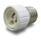 Elements GU10 Copper Socket Converter 35mm Dia 53mm High - White