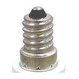 Elements GU10 Copper Socket Converter 35mm Dia 55mm High - White