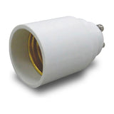 Elements E27 Copper Socket Converter 33mm Dia 57mm High - White