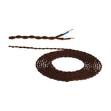Cavo Braided Twisted Copper Cable 2 Core 0.75mm - Brown