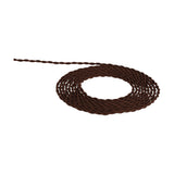 Cavo Braided Twisted Copper Cable 2 Core 0.75mm - Brown